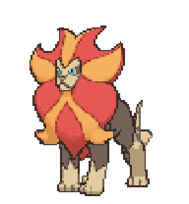 Pyroar (3D) Idle